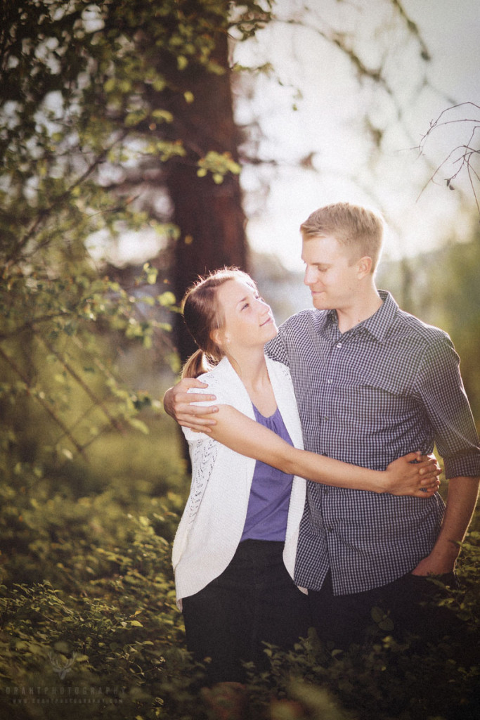 Some engagement photos done at Kal Provincial park by Photographer Draht Photography