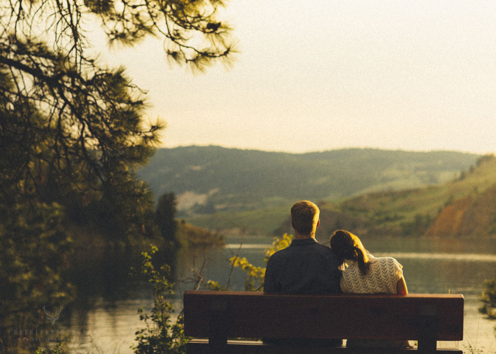Some engagement photos done at Kal Provincial park by Photographer Draht Photography